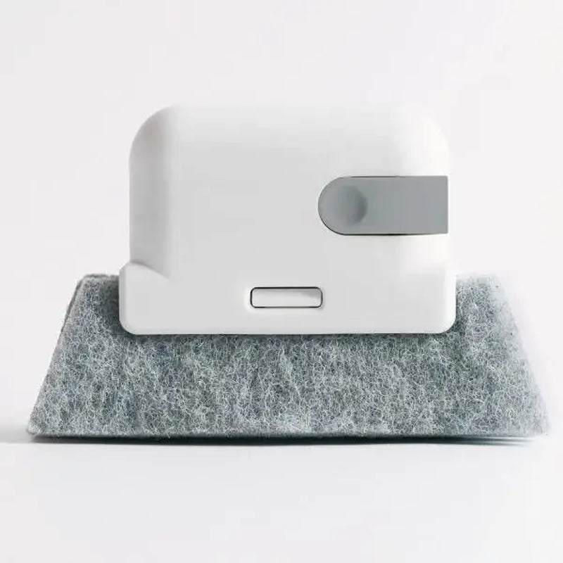 Handheld Window Track and Crevice Cleaning Brush for Doors, Keyboards, and Kitchen Gaps