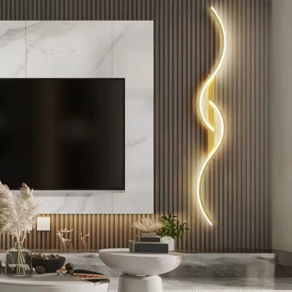 Modern Minimalist LED Wall Sconce for Bedroom or Living Room