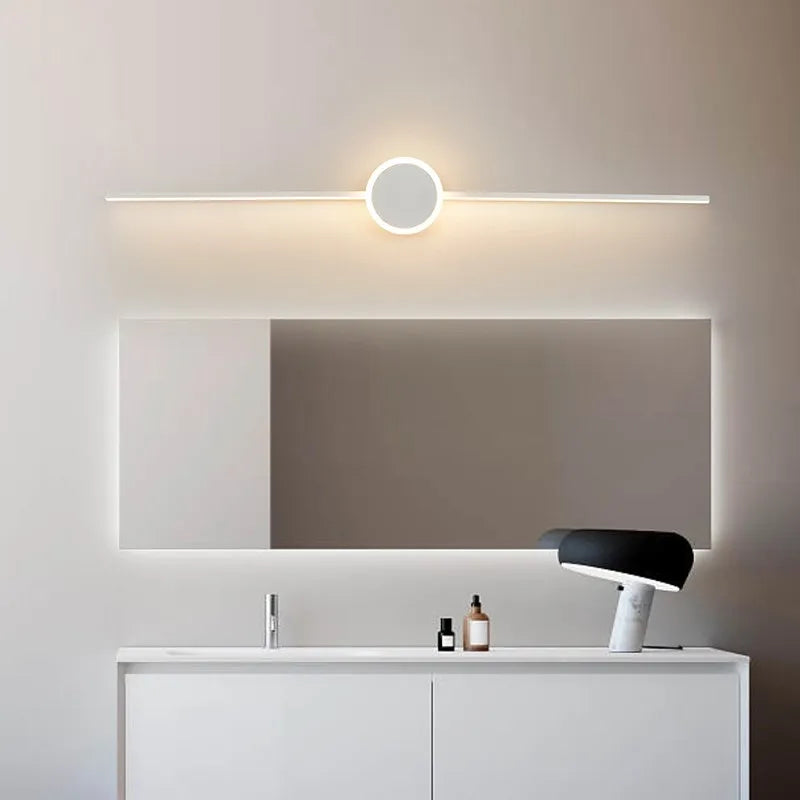 Modern LED Wall Sconce for Bathroom, Bedroom, or Living Room