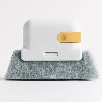 Handheld Window Track and Crevice Cleaning Brush for Doors, Keyboards, and Kitchen Gaps
