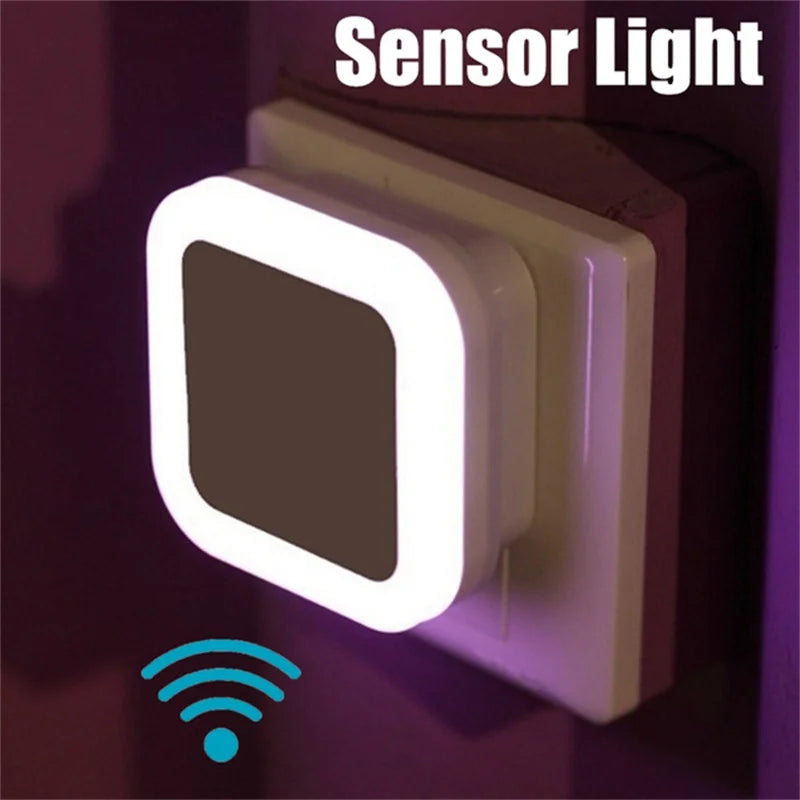 Plug-In LED Night Light with Sensor for Bedroom or Children’s Room