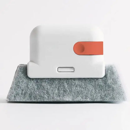 Handheld Window Track and Crevice Cleaning Brush for Doors, Keyboards, and Kitchen Gaps