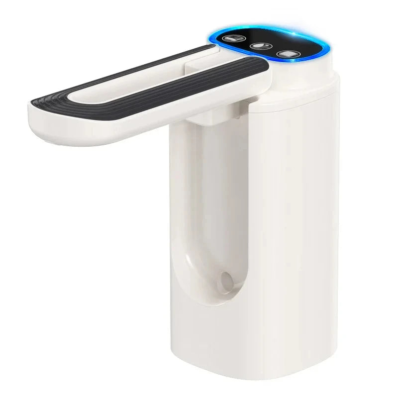 Portable Automatic Water Dispenser Pump for 5-Gallon Bottles, USB-C Rechargeable, Black